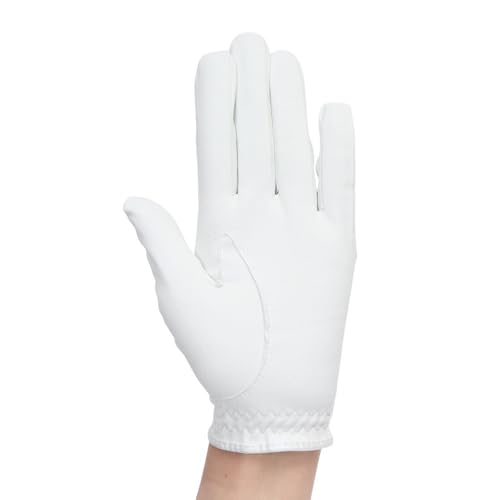 TITLEIST(タイトリスト) ゴルフグローブ ﾌﾟﾛﾌｪｯｼｮﾅﾙﾃｯｸ ｸﾞﾛｰﾌﾞ TG53WT-24 WT ﾎﾜｲﾄ 左手用 24cm 中間 画像