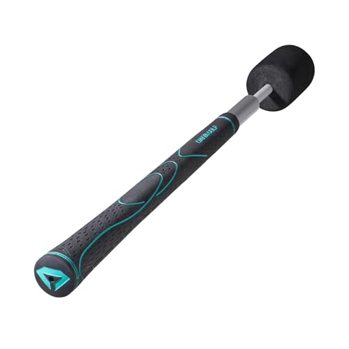 ダイヤゴルフ(DAIYA GOLF) ダイヤスイングCS コンパクトなスイング練習機 伸縮 ブラック 屋内 室内 練習用クラブ ゴルフ練習用バット ゴルフスイング練習器具 ゴルフ棒 しなり ユニセックス 両手 TR-5014 BK 画像1