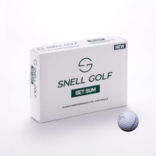 Snell Golf GET SUM （ゲッサム）2024モデル１ダース★オンライン限定商品 (ホワイト) 画像1