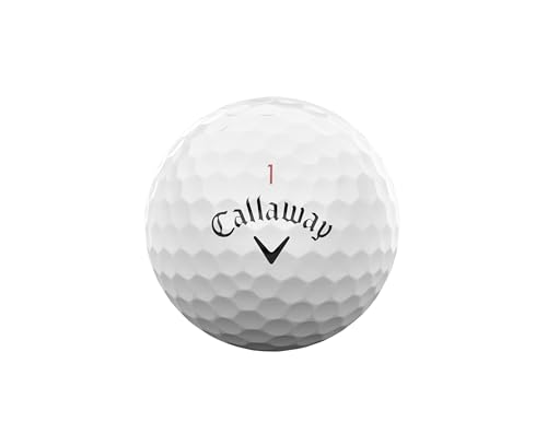 キャロウェイ(Callaway) ゴルフボール CHROME TOUR X 24 1ダース(12個入り) 4ピース構造 ホワイト 中間 画像