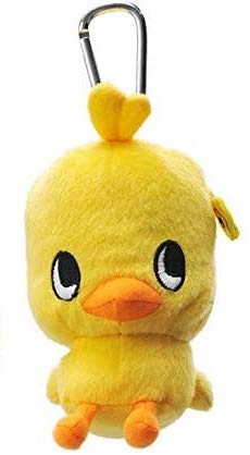 【エンタメプレゼント マーカー付セット】チキンラーメン ひよこちゃん ゴルフボールポーチ（2個用）[ボールケース ボール入れ] 画像1