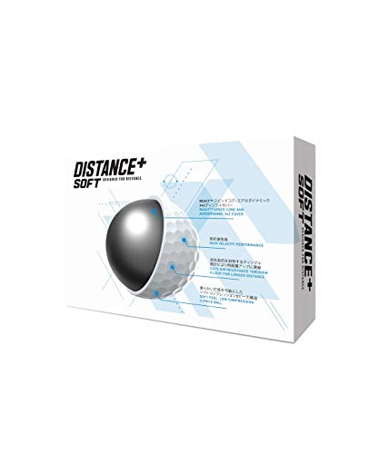 テーラーメイド(TAYLOR MADE) Distance+Soft(ディスタンスプラス ソフト) 12P M7185601 ホワイト 中間 画像
