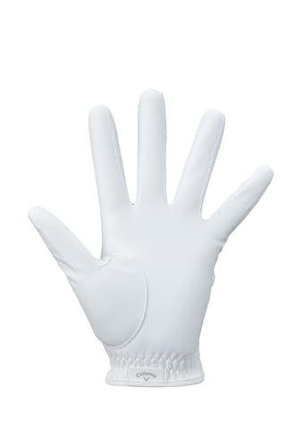 キャロウェイ(Callaway) グローブ ALL WEATHER LH WHT/BLK 23 24 (23cm 左手着用【右利き用】) ホワイト/ブラック メンズ 最後 画像