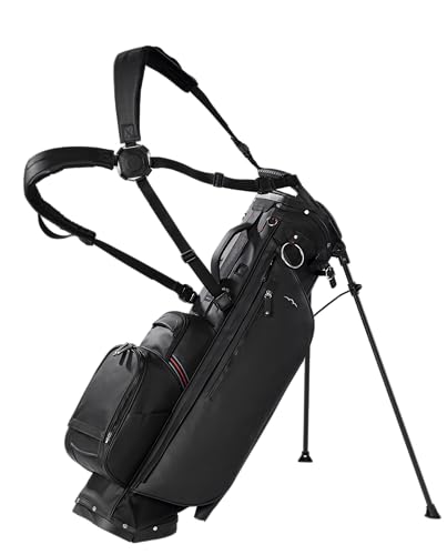 Sun Mountain 2025 Matchplayスタンドバッグ - 丈夫なゴルフスタンドバッグ 4ウェイトップと人間工学に基づいたX-Fitデュアルストラップハンドルで便利 - 軽量 収納用ポケット9つ付き - ブラック 画像1