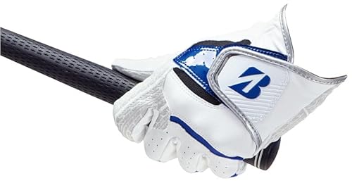 BRIDGESTONE(ブリヂストン) ゴルフグローブ ULTRA GRIP ホワイト/ブルー 23cm メンズ GL2505WB23 最後 画像