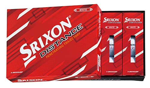 DUNLOP ダンロップゴルフボール SRIXON DISTANCE9 2022年モデル 1ダース(12個入り) ホワイト 画像1