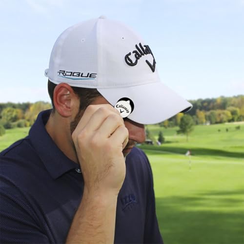 キャロウェイ(Callaway) ゴルフ マーカー マグネット ハットクリップ & ボールマーカー ホワイト 中間 画像