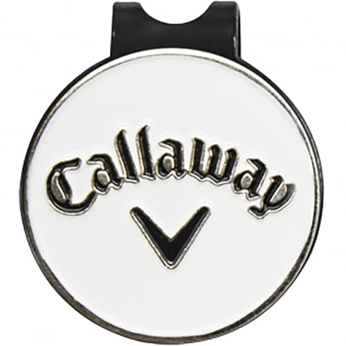 キャロウェイ(Callaway) ゴルフ マーカー マグネット ハットクリップ & ボールマーカー ホワイト 最後 画像