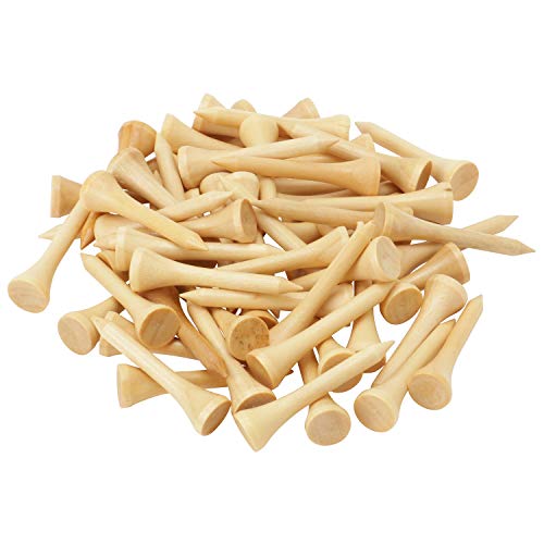 Tabata(タバタ) ユニセックス大人 ゴルフ ティー ショートティー ウッドティー ショート 40mm 60本入り ニス OEM TEEAZNNS 右利き 画像1