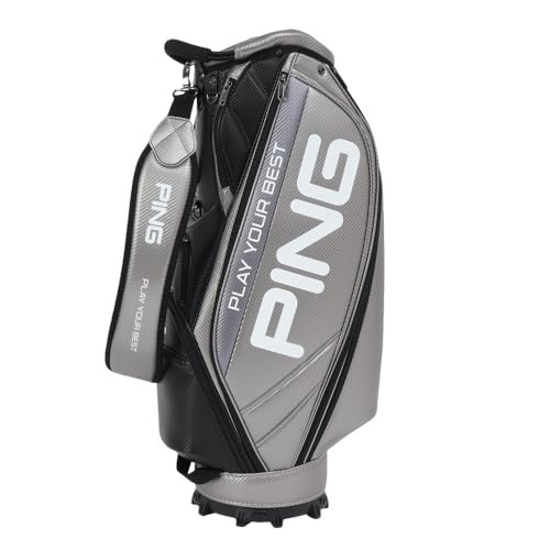 ソフトPU メンズキャディバッグ CB-U2502 38298 2025 ガンメタル 画像1