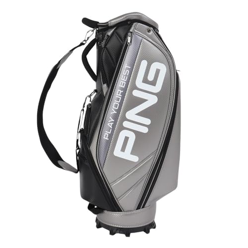 ソフトPU メンズキャディバッグ CB-U2502 38298 2025 ガンメタル 中間 画像