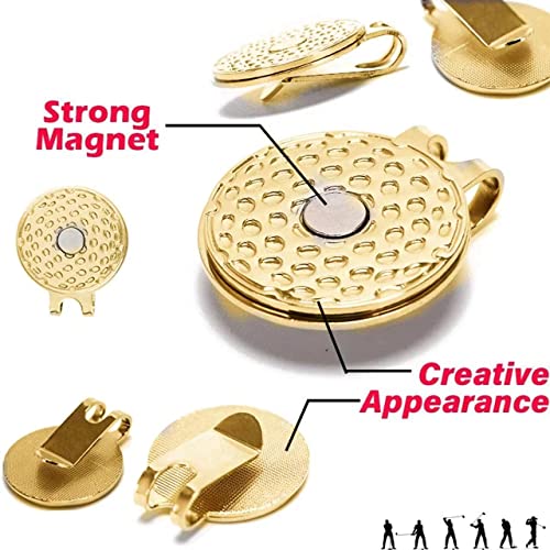 JEBOR ゴルフ マーカー ×4個 マグネット付きハットクリップ 2個セット 収納ボックス 中間 画像