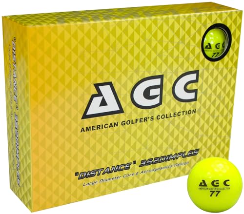 レザックス(LEZAX) AGC ゴルフボール 1ダース(12個入り) イエロー AGBA-3790 画像1
