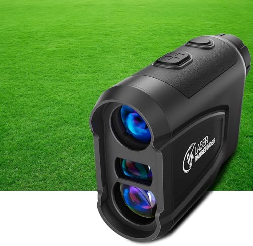 ゴルフ 距離計 Dujup 【800m/875yd対応】初心者向けの レーザー距離計 ゴルフ 最速0.5S測定 高透過レンズ 6倍望遠 距離測定器 高低差補正機能 連続測定 垂直測定 水平測定 スピード測定 競技対応 充電式 IP54 防塵防水 超軽量 128g 距離計 ケース 画像1