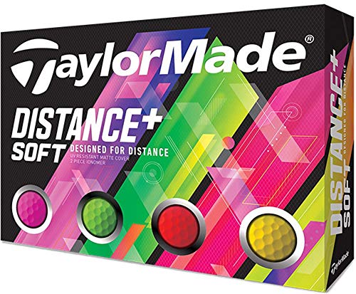 テーラーメイド(TAYLOR MADE) ゴルフボール DISTANCE DISTANCE+SOFT 12P メンズ M7174701 マルチカラー 画像1