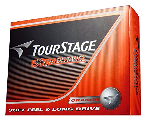 BRIDGESTONE(ブリヂストン) ゴルフボール TOURSTAGE エクストラディスタンス 1ダース( 12個入り) オレンジ TEOX 画像1