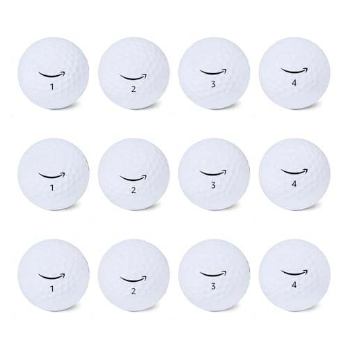 Amazonベーシック ゴルフボール Core Soft 1ダース（12個入） 画像1