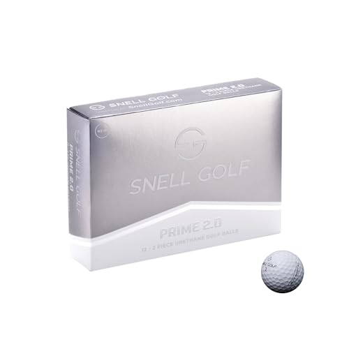 Snell Golf PRIME 2.0 1ダース 日本正規品 ■ USGA/R&A公認球 ■ 2024年新モデル ■ オンライン限定商品 (ホワイト) 1枚目 画像