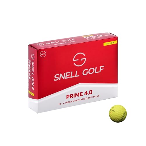 Snell Golf PRIME 4.0 １ダース 日本正規品 ■ USGA/R&A公認球 ■ 2024年新モデル ■ オンライン限定商品 (イエロー) 画像1