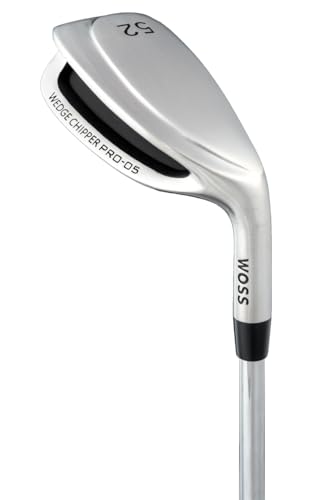 WOSS(ウォズ) GOLF PRO-05 ウェッジチッパー 超ワイドソール チッパー スチールシャフト アプローチ バンカー グリーン周り ウォズ (52, 度) 1枚目 画像