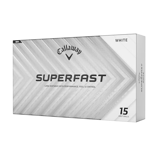 キャロウェイ(Callaway) ゴルフボール SUPERFAST 25 1ダース(15個入り) 2ピース構造 ホワイト 画像1