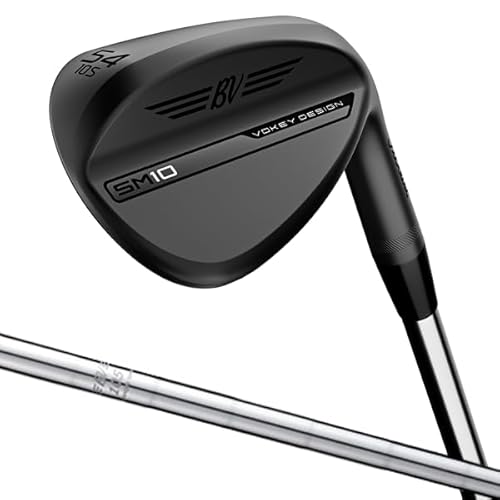 Titleist(タイトリスト) VOKEY DESIGN JET BLACK SM10 BV105 WEDGE ボーケイ・デザイン ジェットブラック エスエム テン ビーブイ105 ウェッジ【58-08(Mグラインド) / ワンフレックス(S相当)】日本正規品 RH 右利き用 画像1