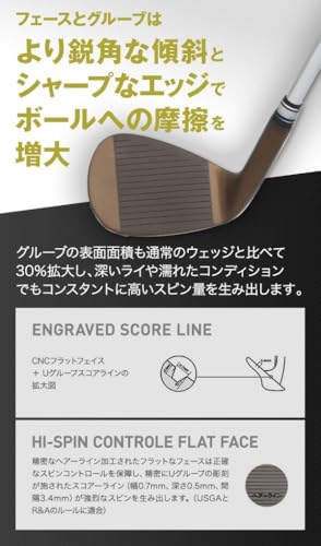 匠フォージド FORGED 軟鉄鍛造 ウェッジ ノーメッキ Bronze Edition ゴルフクラブ ロフト角 60度（匠刻印なし） メンズ 中間 画像