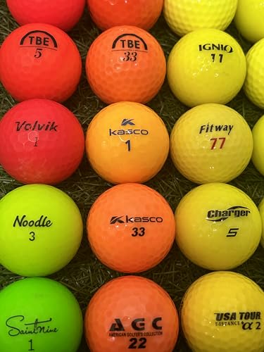 綺麗な【A ABランク】ロストボール お得セット30球 30個 各種 (COLOR) 中間 画像