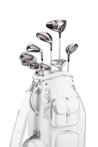 キャロウェイ (Callaway) クラブセット レディース REVA 24 PINK (9本セット キャディバック ヘッドカバー 付き) カーボンシャフト ピンク 中間 画像