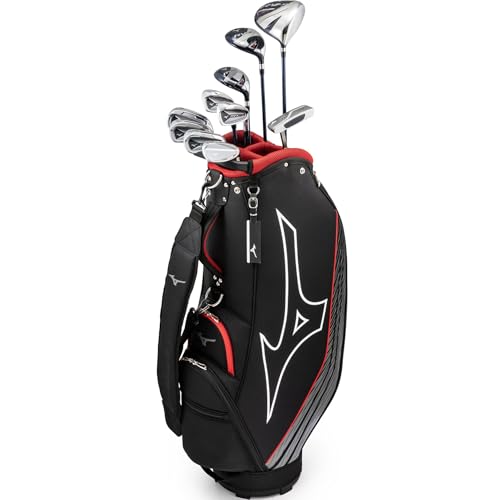 MIZUNO(ミズノ) ゴルフクラブ RV-9 10本セット/キャディバッグ付 メンズ 右利き用 【カタログ純正シャフト装着モデル】 オリジナルカーボンシャフト(パター/スチールシャフト) 硬さ/R 5KJBZ105 画像1