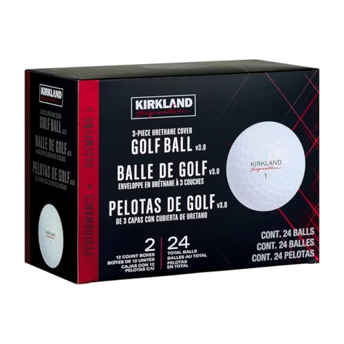 KIRKLAND Signature パフォーマンス +V3 ゴルフボール ３ピースウレタンカバーボール 24個 画像1