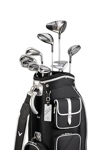 キャロウェイ(Callaway) クラブセット レディース REVA 24 BLACK (9本セット キャディバック ヘッドカバー 付き) カーボンシャフト ブラック 中間 画像