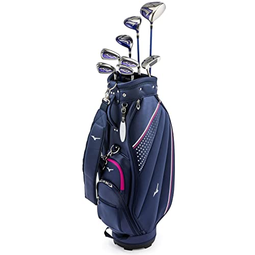 MIZUNO(ミズノ) ゴルフクラブ エフィル-8 8本セット／キャディバッグ付 レディース 右利き用 【カタログ純正シャフト装着モデル】 オリジナルカーボンシャフト(パターのみスチールシャフト) 硬さ／L 番手／1W.5W.5U.7I.9I.PW.SW.パター 初中級者向け 5KJBZ170 画像1