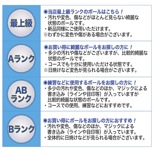 綺麗な【A ABランク】ロストボール お得セット30球 30個 各種 (COLOR) 最後 画像