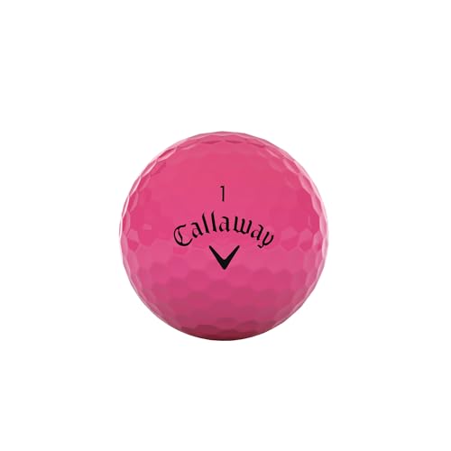 キャロウェイ(Callaway) ゴルフボール REVA PNK 25 1ダース(12個入り) 2ピース構造 ピンク 最後 画像