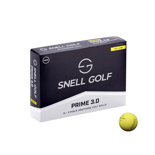 Snell Golf PRIME 3.0 １ダース 日本正規品 ■ USGA/R&A公認球 ■ 2024年新モデル ■ オンライン限定商品 (イエロー) 画像1