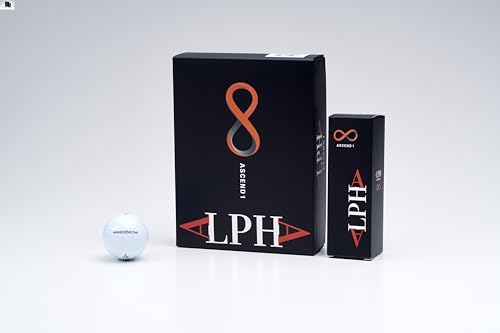 ALPHA(アルファ) ゴルフボール 1ダース (12個入) =ACSEND1(アセンドワン）= 正規品 (ホワイト) 画像1