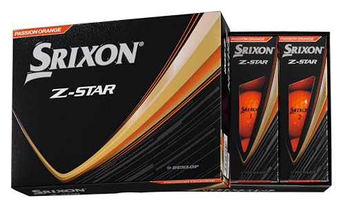 ダンロップゴルフボール SRIXON Z-STAR 2025年モデル 1ダース(12個入り) パッションオレンジ 1枚目 画像