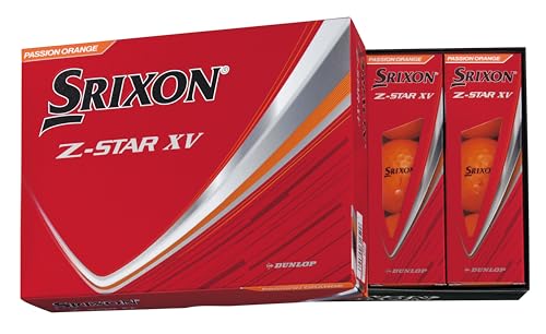 ダンロップゴルフボール SRIXON Z-STAR XV 2025年モデル 1ダース(12個入り) パッションオレンジ 画像1
