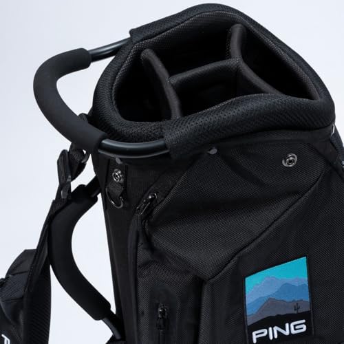 ピン(PING) OUTDOOR 38655 CB-N2504 アウトドア キャディバッグ 9型 口枠4分割 (ブラック 38655-01) 中間 画像