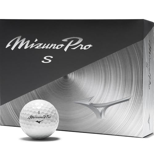 MIZUNO(ミズノ) ゴルフボール ミズノプロ S ホワイト 1ダース 12個入 5NJBT835 画像1