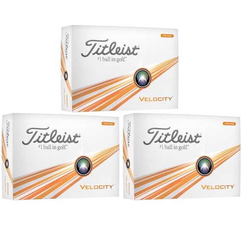 タイトリスト VELOCITY ボール VELOCITY ボール 3ダースセット 3ダース(36個入り) オレンジ 画像1