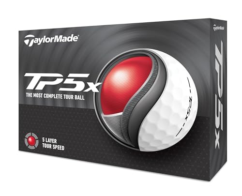 テーラーメイド(TAYLOR MADE) TMJ24 TP5x JPN 12個入り ティーピーファイブ エックス ゴルフボール 2024年モデル ホワイト 1枚目 画像