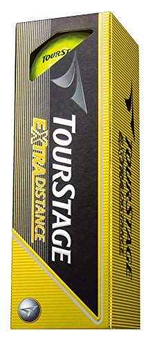 BRIDGESTONE(ブリヂストン) ゴルフボール TOURSTAGE エクストラディスタンス 1ダース(12個入り) イエロー TEYX 中間 画像