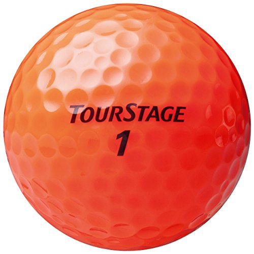 BRIDGESTONE(ブリヂストン) ゴルフボール TOURSTAGE エクストラディスタンス 1ダース(12個入り) オレンジ TEOX 中間 画像