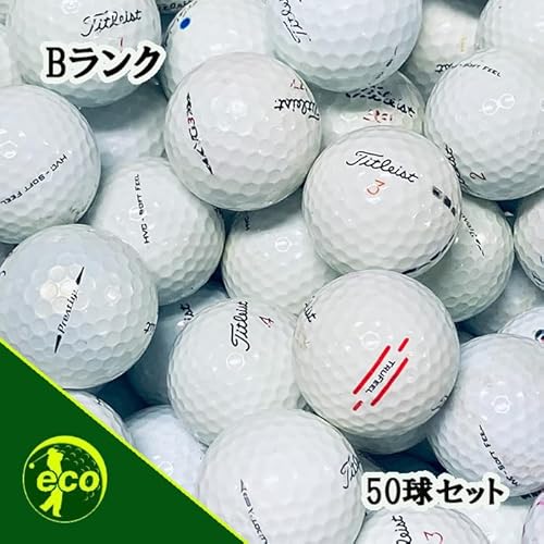 Bランク タイトリスト（Titleist） 混合 ホワイト系 50球 ロストボール 中間 画像