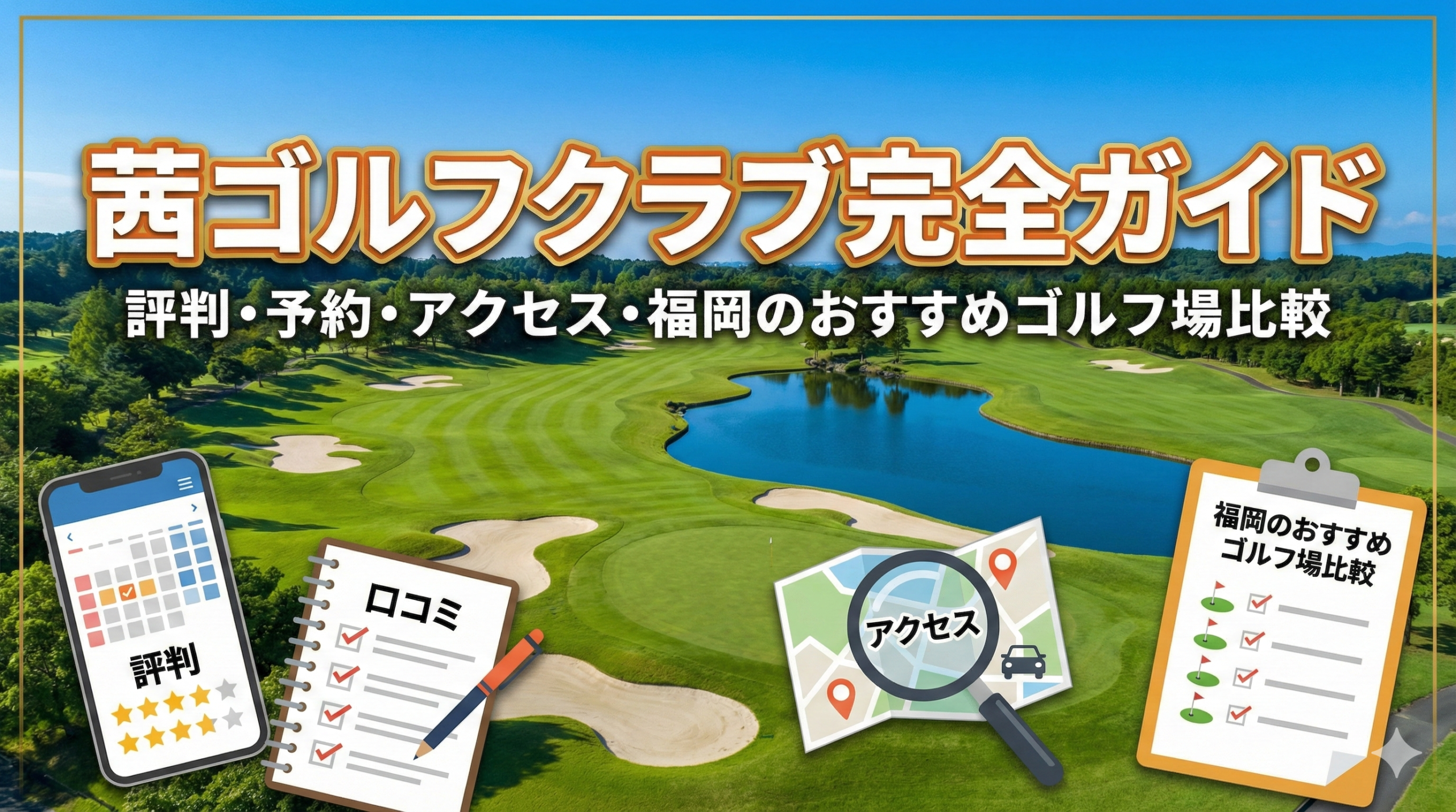 茜ゴルフクラブ完全ガイド｜評判・予約・アクセス・福岡のおすすめゴルフ場比較