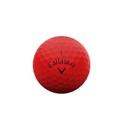 キャロウェイ(Callaway) ゴルフボール SUPERFAST BOLD RED 25 1ダース(15個入り) 2ピース構造 レッド 最後 画像