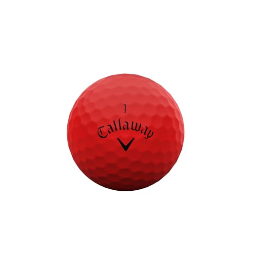 キャロウェイ(Callaway) ゴルフボール SUPERSOFT RED 25 1ダース(12個入り) 2ピース構造 レッド 最後 画像