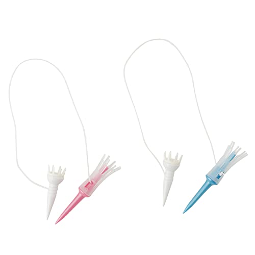 Tabata(タバタ) ゴルフ ティー 紐付き プラスチックティー 34mm リフトティーソフト ツインレギュラー 2セット入 GV0438 最後 画像